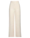 Rue Du Bac Woman Pants Beige Size 6 Polyester, Elastane In Beige