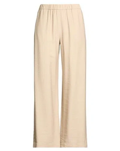Rue Du Bac Woman Pants Beige Size 6 Viscose, Polyester In Multi