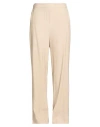 Rue Du Bac Woman Pants Beige Size 6 Viscose, Polyester In Pink