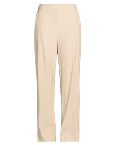 Rue Du Bac Woman Pants Beige Size 6 Viscose, Polyester In Pink