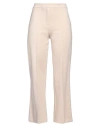 Rue Du Bac Woman Pants Beige Size 8 Viscose, Polyamide, Elastane In Neutral