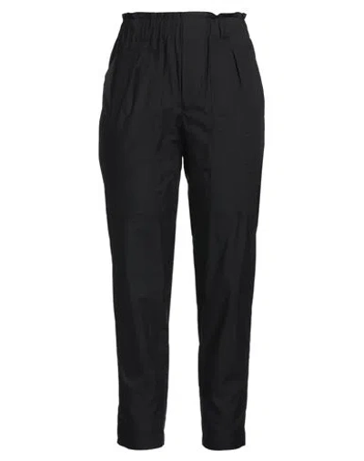 Rue Du Bac Woman Pants Black Size 10 Cotton, Polyamide, Elastane