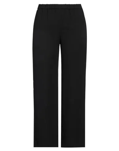 Rue Du Bac Woman Pants Black Size 10 Polyester In Black