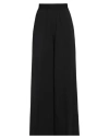 Rue Du Bac Woman Pants Black Size 10 Polyester, Viscose, Elastane In Black