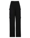 Rue Du Bac Woman Pants Black Size 10 Viscose, Polyester In Black