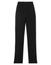 Rue Du Bac Woman Pants Black Size 12 Polyester, Elastane