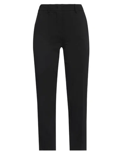 Rue Du Bac Woman Pants Black Size 4 Cotton, Polyamide, Elastane