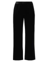 Rue Du Bac Woman Pants Black Size 6 Polyester, Elastane