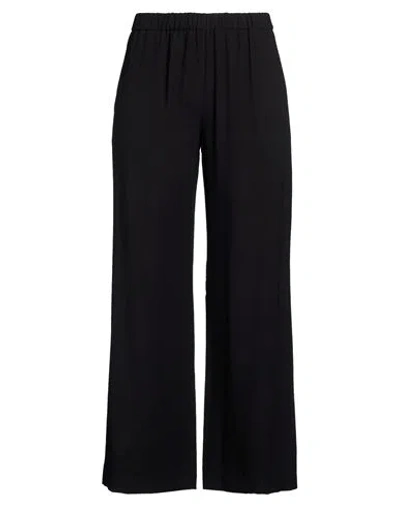 Rue Du Bac Woman Pants Black Size 4 Viscose, Polyester