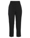 Rue Du Bac Woman Pants Black Size 6 Polyester, Elastane