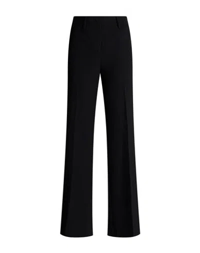Rue Du Bac Woman Pants Black Size 8 Polyester, Viscose, Elastane