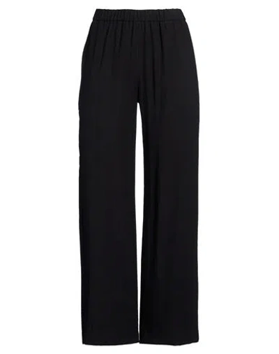 Rue Du Bac Woman Pants Black Size 8 Viscose, Polyester