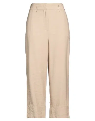 Rue Du Bac Woman Pants Camel Size 4 Viscose, Polyester In Nude