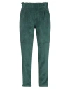 Rue Du Bac Woman Pants Dark Green Size 2 Polyester, Polyamide, Elastane
