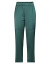 Rue Du Bac Woman Pants Dark Green Size 6 Polyester, Viscose In Green