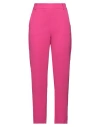 Rue Du Bac Woman Pants Fuchsia Size 2 Polyester, Elastane In Pink