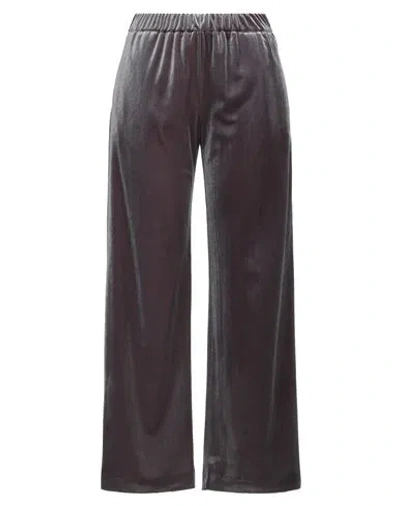 Rue Du Bac Woman Pants Grey Size 6 Polyester, Elastane In Gray