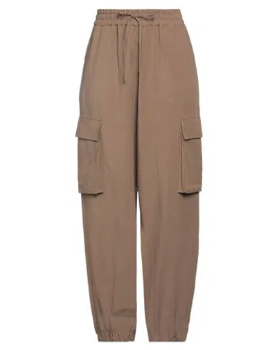 Rue Du Bac Woman Pants Khaki Size 4 Viscose, Linen In Beige