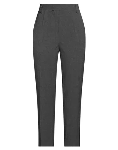 Rue Du Bac Woman Pants Lead Size 4 Polyester, Viscose, Elastane In Grey