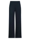 Rue Du Bac Woman Pants Midnight Blue Size 10 Polyester In Blue