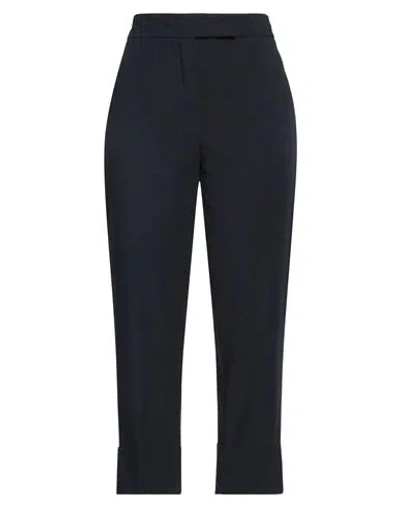 Rue Du Bac Woman Pants Midnight Blue Size 4 Polyester, Viscose, Elastane
