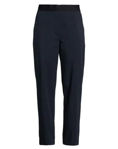 Rue Du Bac Woman Pants Midnight Blue Size 6 Polyester, Viscose, Elastane