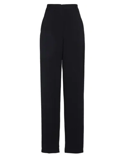 Rue Du Bac Woman Pants Midnight Blue Size 8 Polyester, Elastane