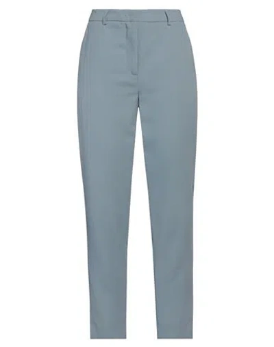 Rue Du Bac Woman Pants Pastel Blue Size 6 Polyester