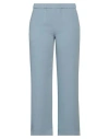 Rue Du Bac Woman Pants Pastel Blue Size 8 Polyester
