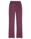 Rue Du Bac Woman Pants Plum Size 8 Polyester, Polyamide, Elastane In Purple