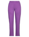Rue Du Bac Woman Pants Purple Size 2 Viscose, Polyamide, Elastane In Purple