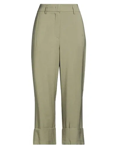 Rue Du Bac Woman Pants Sage Green Size 4 Viscose, Polyester