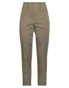 Rue Du Bac Woman Pants Sage Green Size 6 Cotton, Elastane In Sage Green