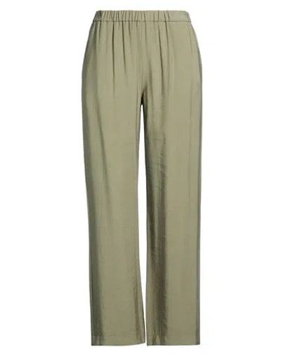 Rue Du Bac Woman Pants Sage Green Size 6 Viscose, Polyester