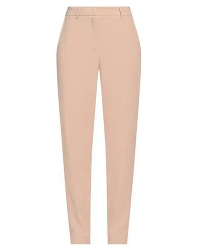 Rue Du Bac Woman Pants Sand Size 6 Polyester In Beige
