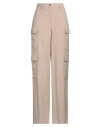 Rue Du Bac Woman Pants Sand Size 8 Viscose, Polyester In Beige