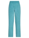Rue Du Bac Woman Pants Turquoise Size 10 Polyester, Polyamide, Elastane In Blue