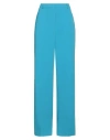 Rue Du Bac Woman Pants Turquoise Size 6 Polyester, Elastane In Blue