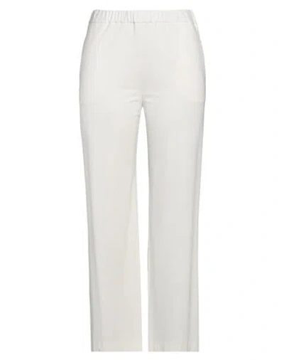 Rue Du Bac Woman Pants White Size 10 Viscose, Polyamide, Elastane