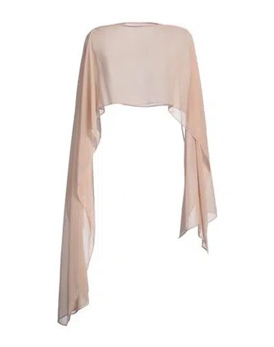 Rue Du Bac Woman Shrug Blush Size 2 Polyester In Pink