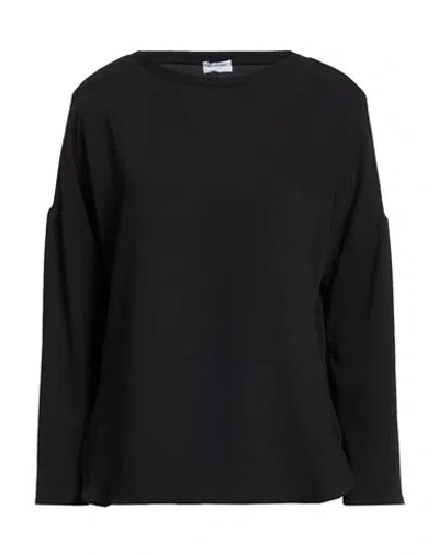 Rue Du Bac Woman Top Black Size 6 Polyester