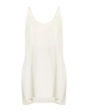 Rue Du Bac Woman Top Ivory Size 8 Acetate, Silk In White