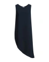 Rue Du Bac Woman Top Navy Size 8 Polyester In Navy