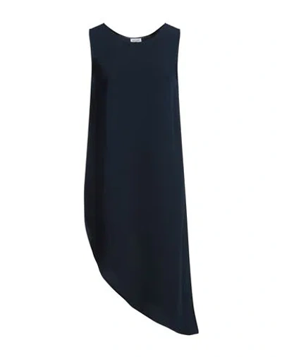 Rue Du Bac Woman Top Navy Size 8 Polyester
