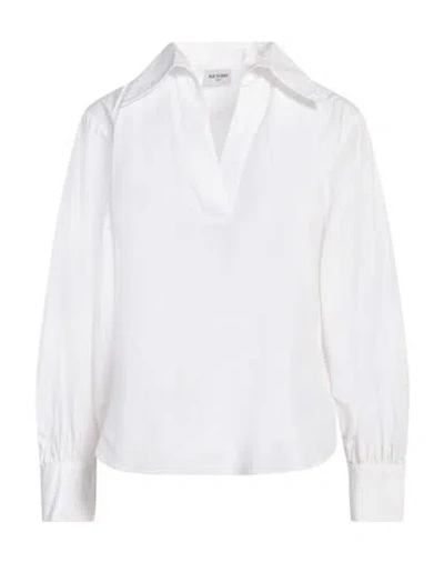Rue Du Bac Woman Top White Size 6 Polyester