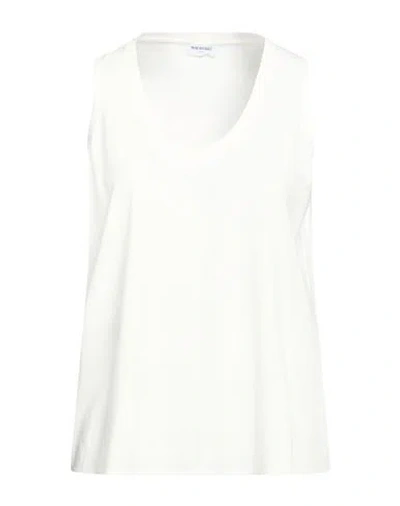Rue Du Bac Woman Top White Size 6 Viscose, Polyamide, Elastane