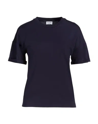 Rue Du Bac Woman T-shirt Navy Size 2 Viscose, Polyamide, Elastane In Gray