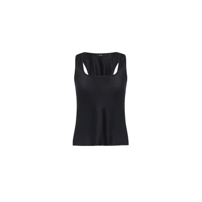 Rue Les Createurs Women's Camisole Black Blouse