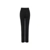 Rue Les Createurs Women's Carrot Leg Black Trousers In Black