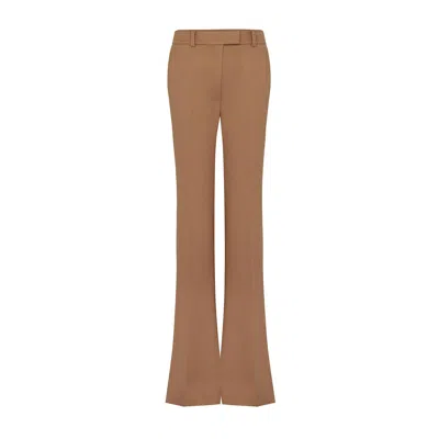 Rue Les Createurs Women's Neutrals Loose Fit Camel Trousers In Beige